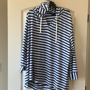 Swim cover up with hood